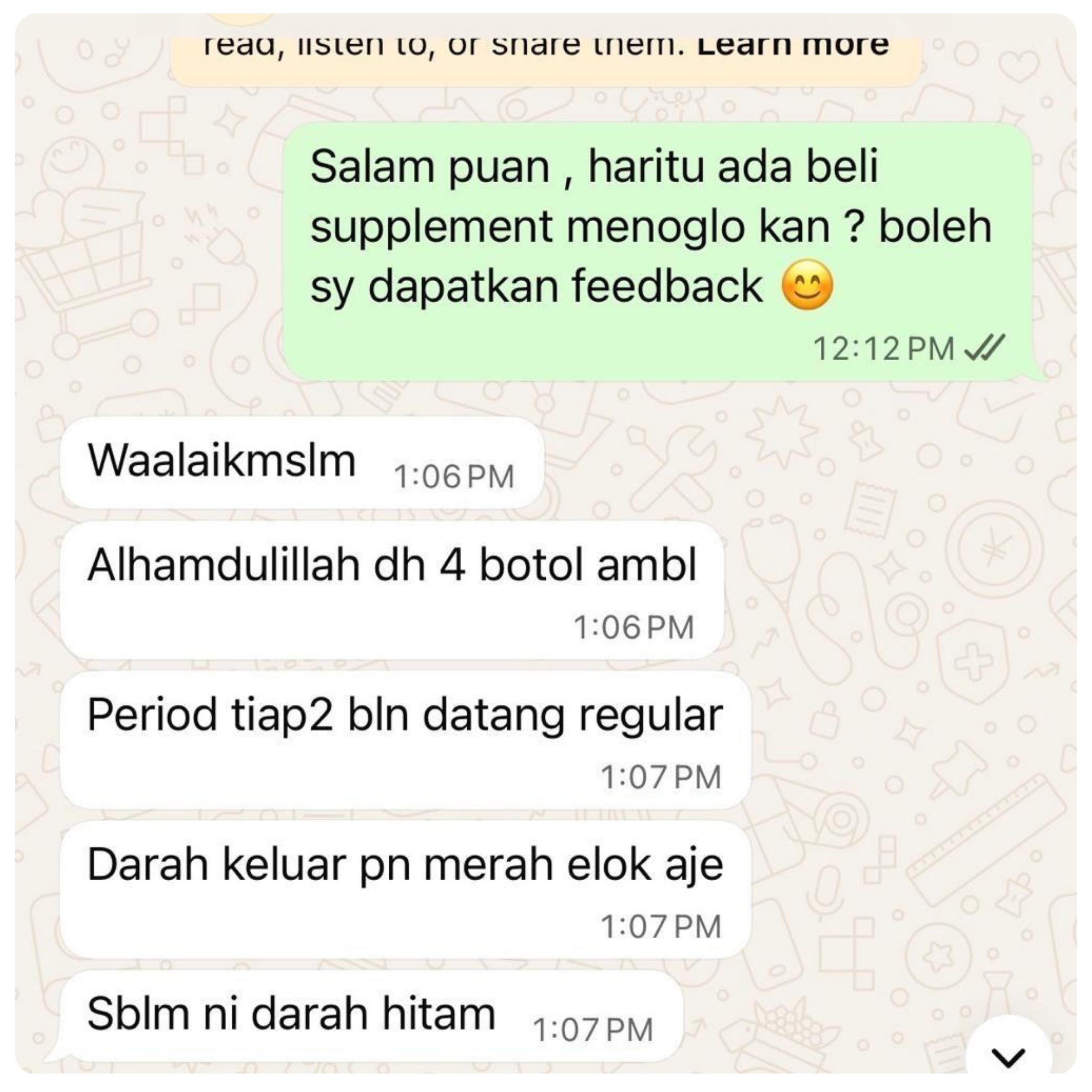 Testimoni MenoGlo 1