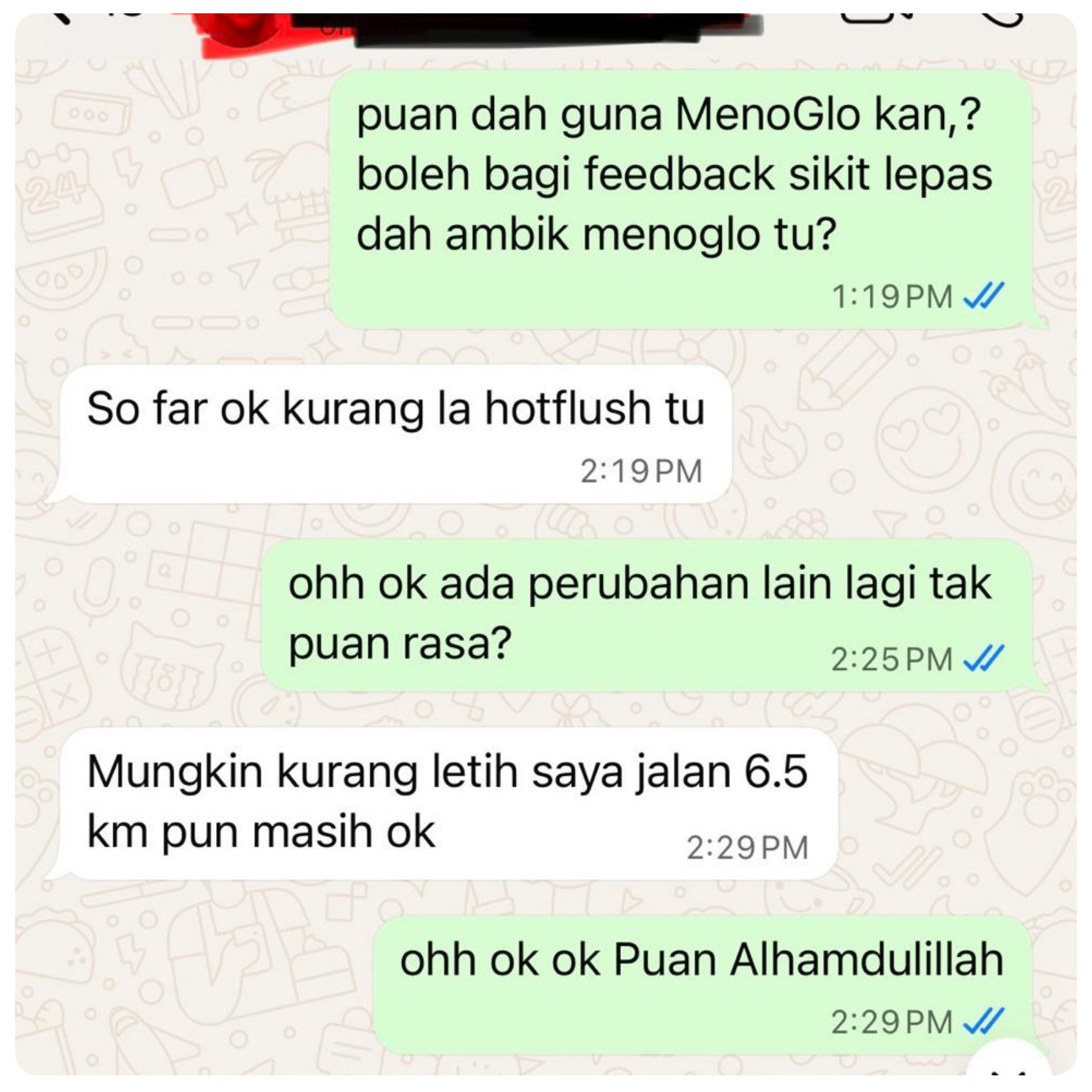 Testimoni MenoGlo 4
