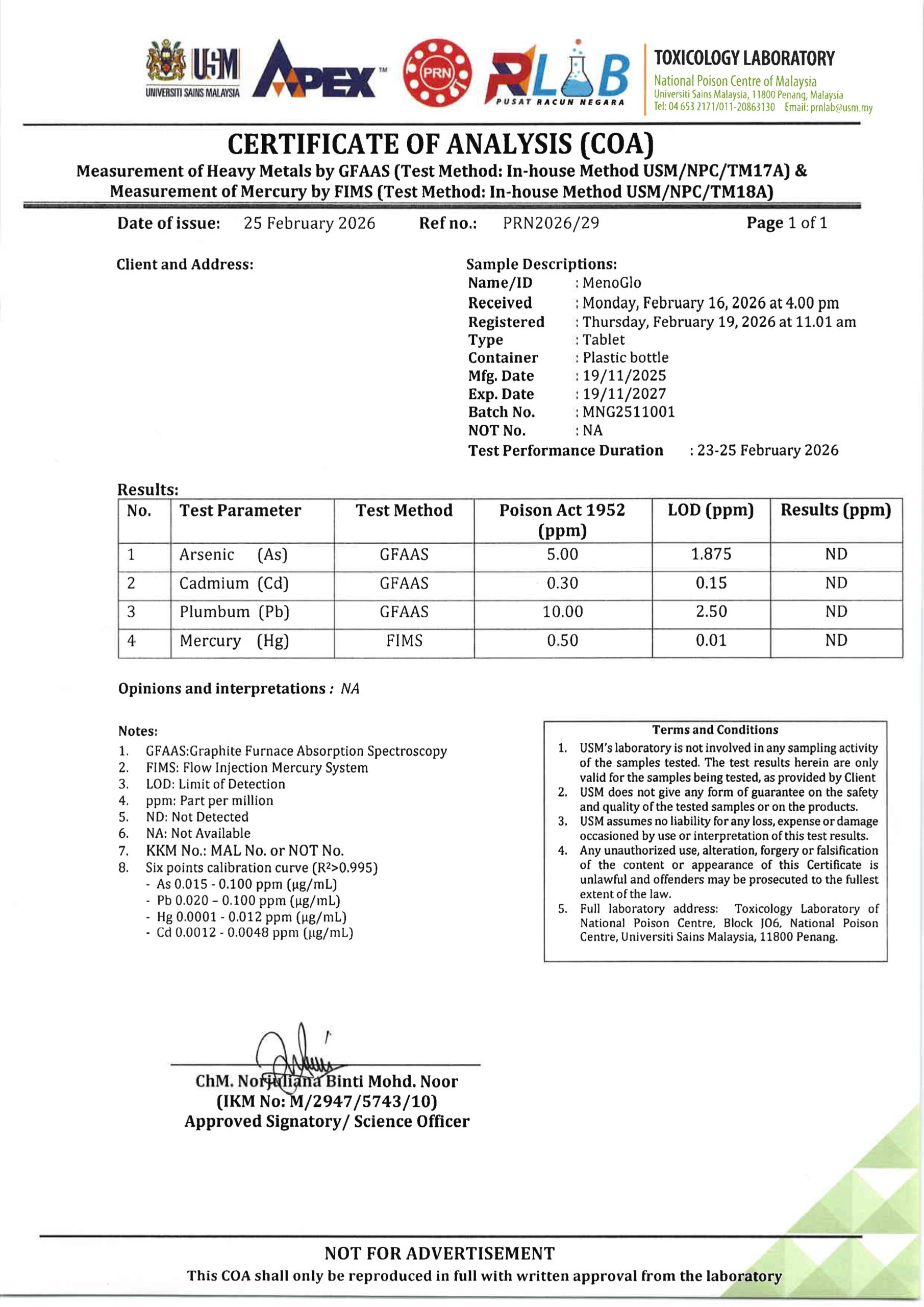 Certificate 1